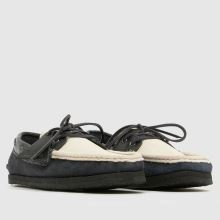 Clarks Originals Godney Boat in Navy & White Clarks Originals Godney Boat,2 of 4