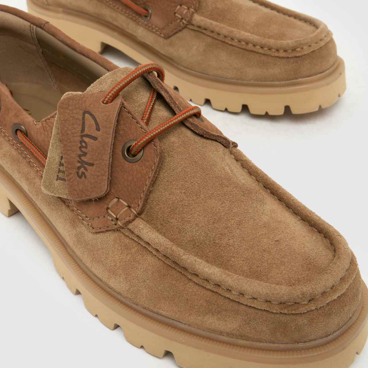 Clarks Cleyhill Boat in Beige Clarks Cleyhill Boat 4