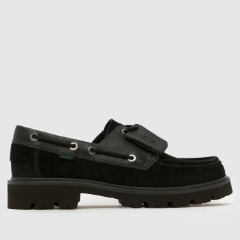 Clarks Black Cleyhill Boat Mens Shoes