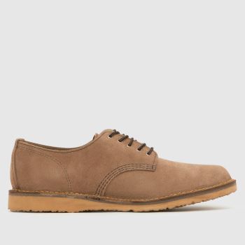 Red Wing Taupe Weekender Oxford Mens Shoes