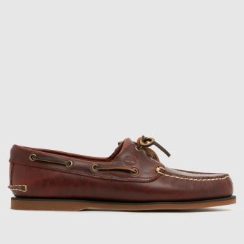 Timberland Brown Classic 2 Eye Boat Mens Shoes