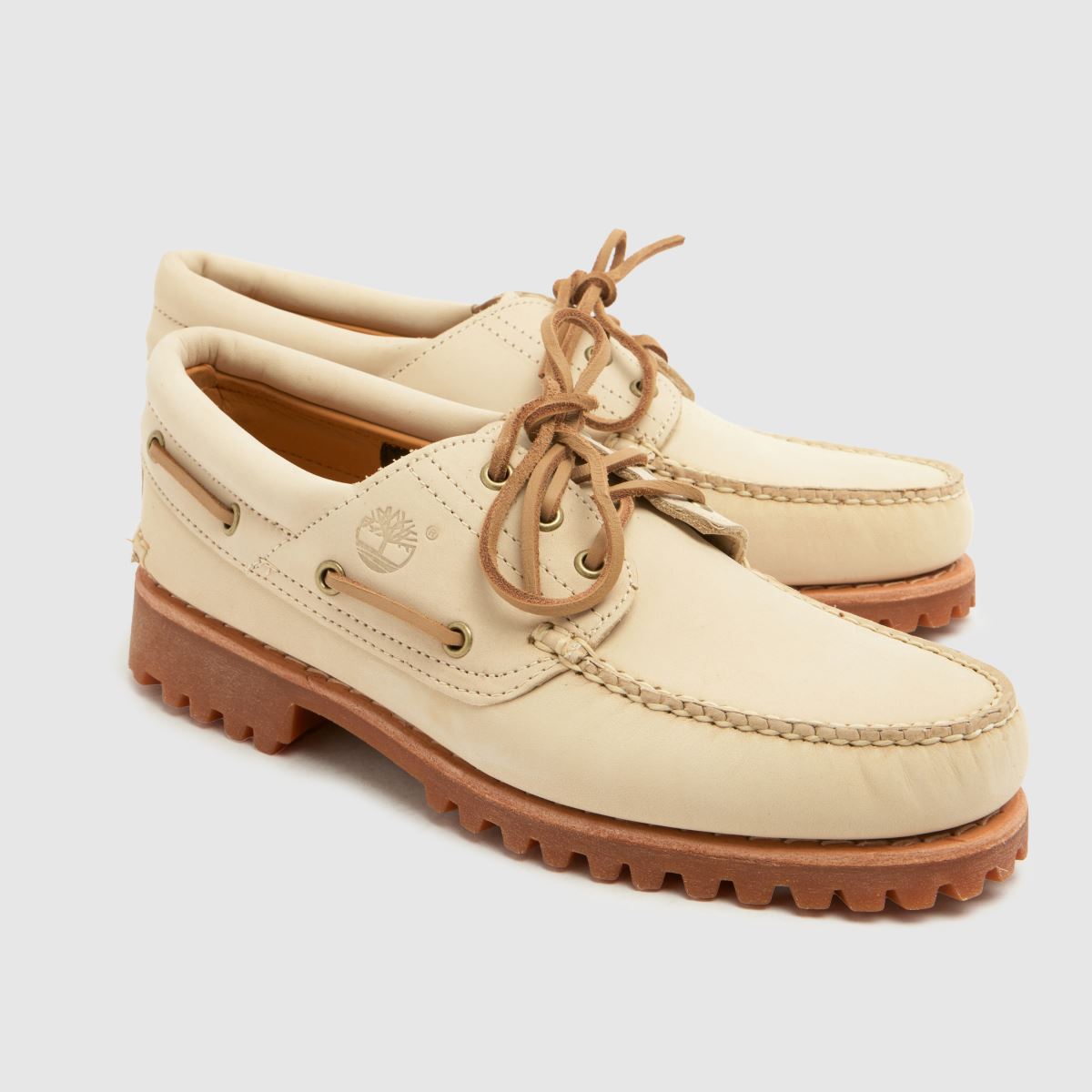 Timberland Lake House 3 Eye Lug Boat in Beige Timberland Lake House 3 Eye Lug Boat 4