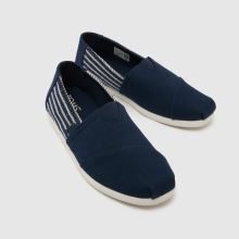 Herren TOMS Marineblau-weiß Alpargata Classic Schuhe TOMS Alpargata Classic,3 von 4