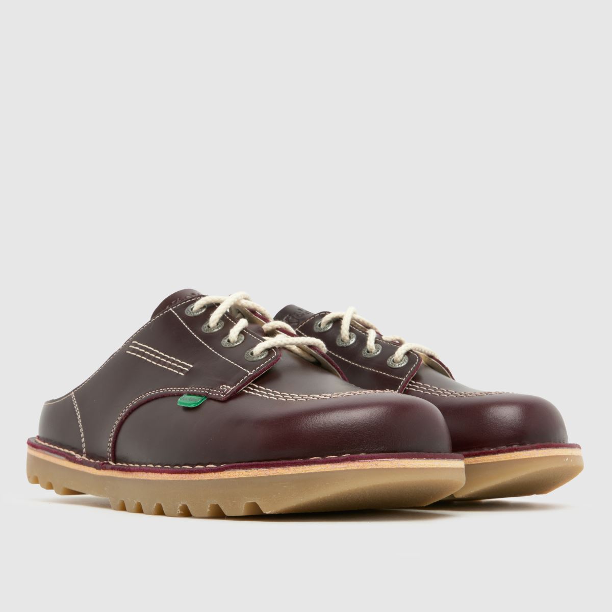 Kickers Classics Kick Mule in Burgundy Kickers Classics Kick Mule 1