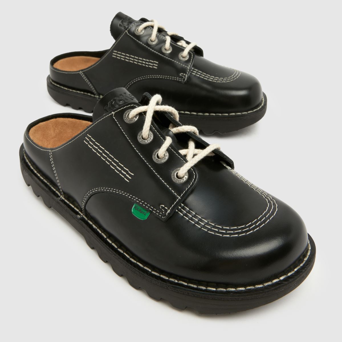 Kickers Classics Kick Mule in Black Kickers Classics Kick Mule 4