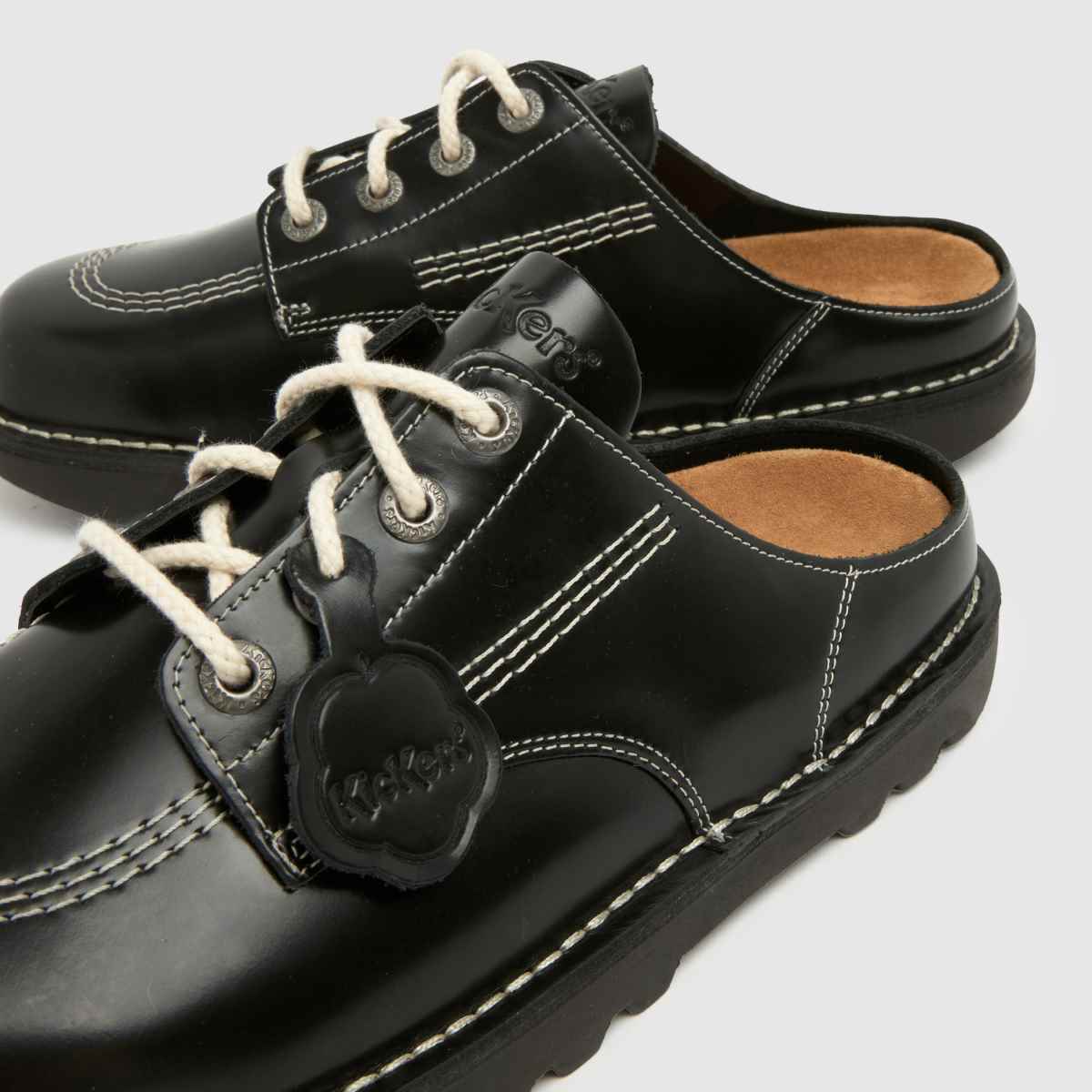 Kickers Classics Kick Mule in Black Kickers Classics Kick Mule 7