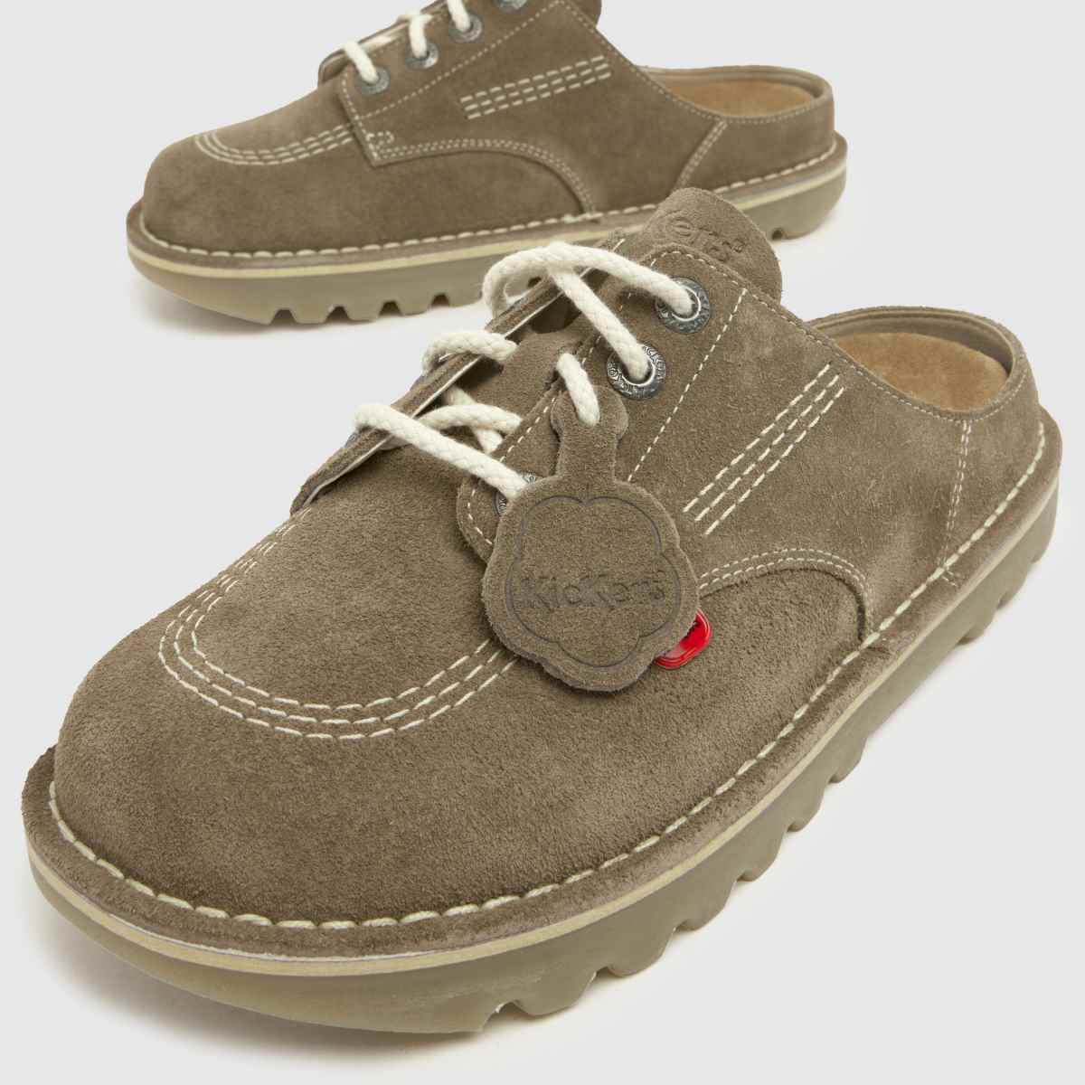 Kickers Classics Kick Mule in Taupe Kickers Classics Kick Mule 7
