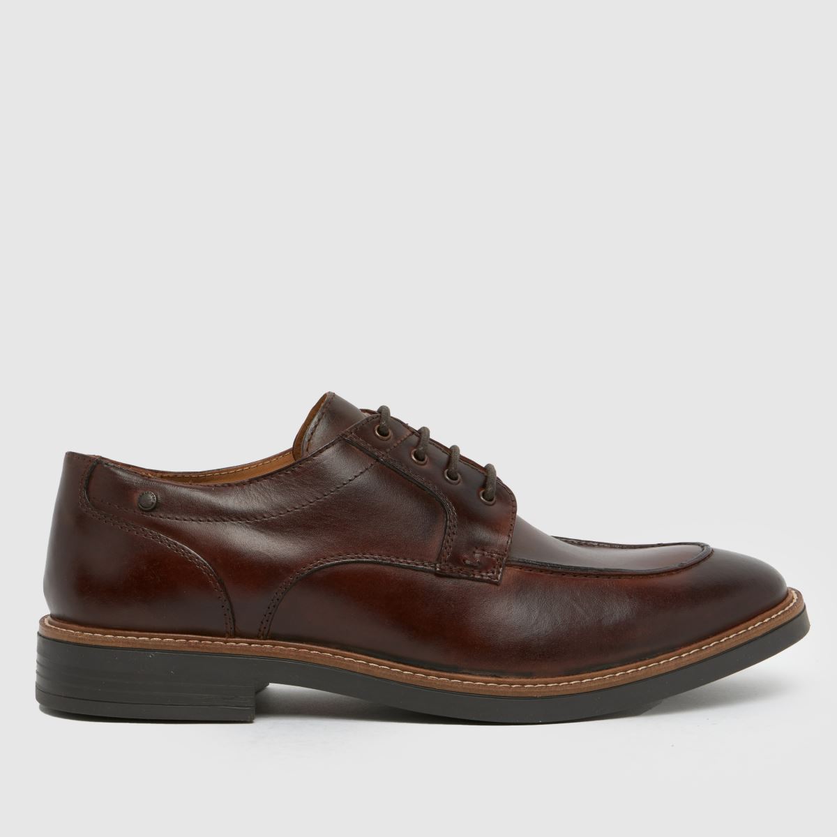 Base London Surrey Apron Shoes in Dark Brown