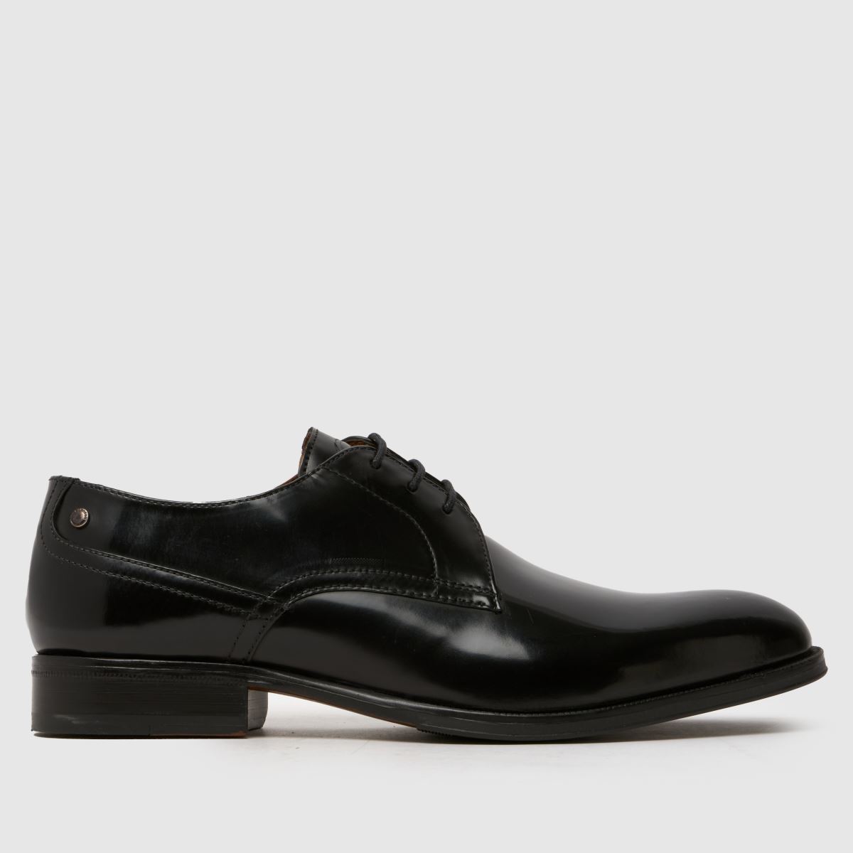 Base London Edison Hi Shine Shoes in Black