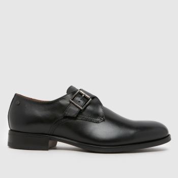 Base London Black Faraday Monk Mens Shoes