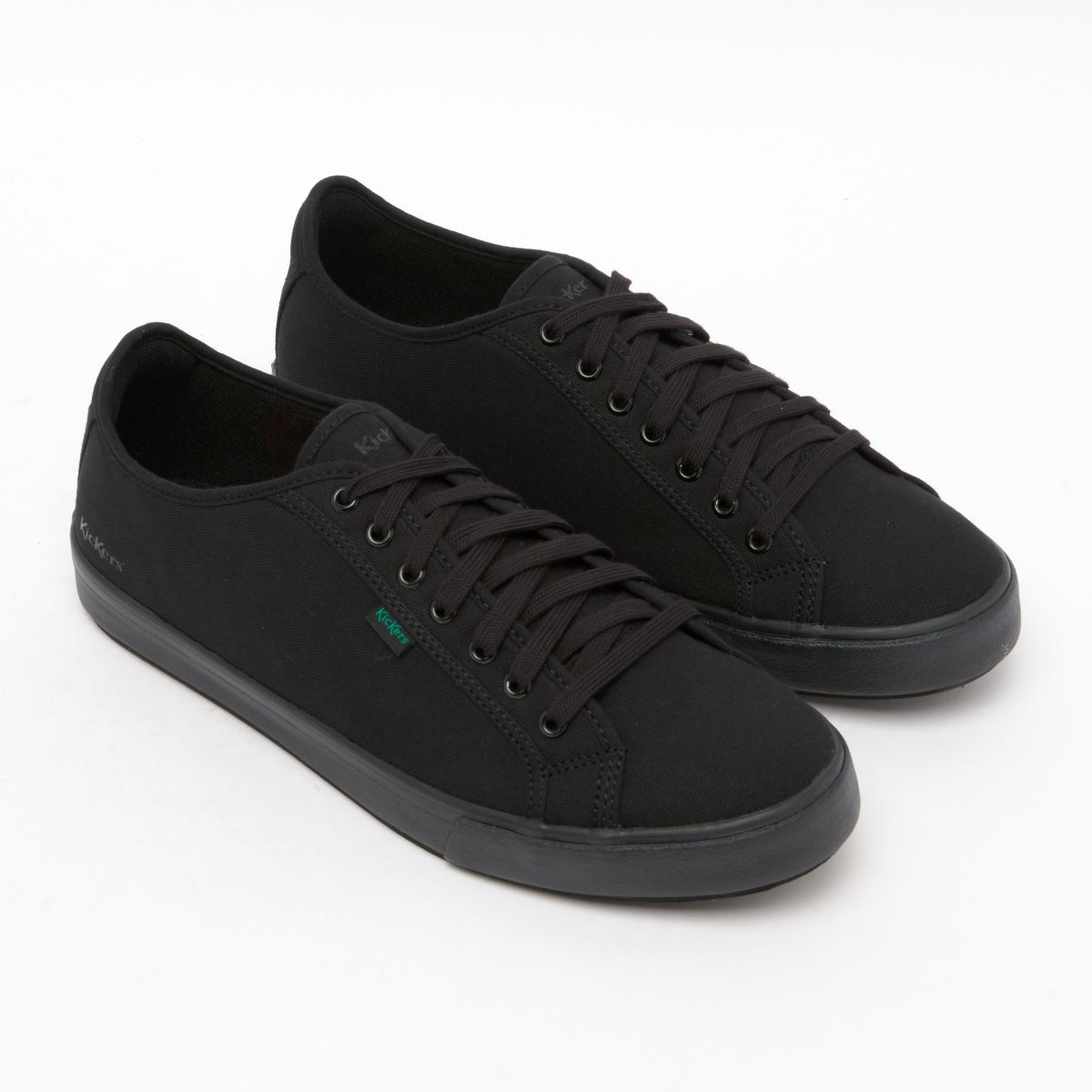 Kickers Tovni Lacer Canvas in Black Kickers Tovni Lacer Canvas 4