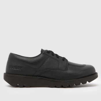 Kickers Black Kick Lo Tumble Mens Shoes