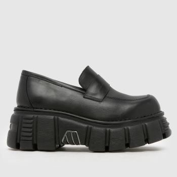 NEW ROCK Black Loafer Mens Shoes