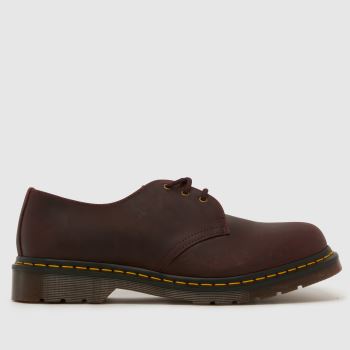Dr Martens Burgundy 1461 3 Eye Mens Shoes