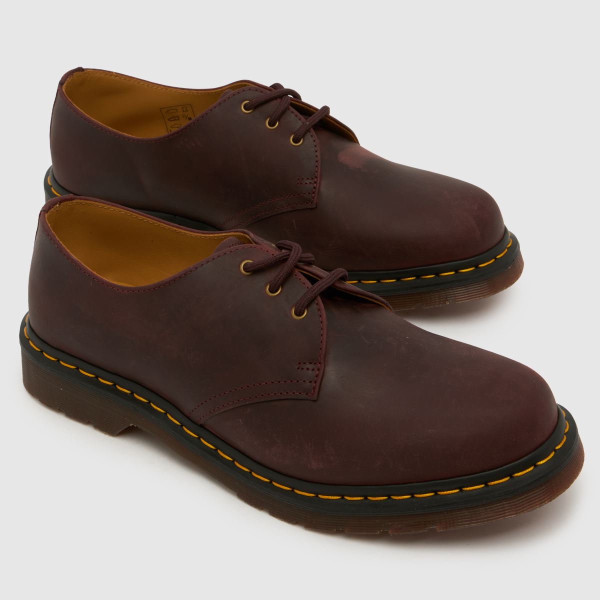 Dr Martens 1461 3 Eye in Burgundy Dr Martens 1461 3 Eye 4