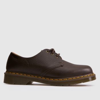 Dr Martens Dark Brown 1461 Mens Shoes