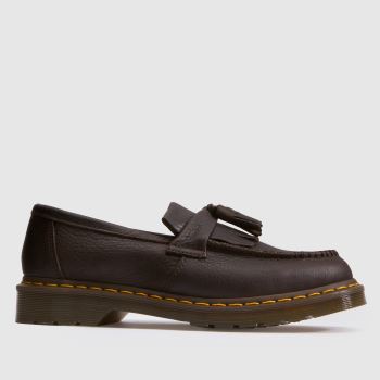 Dr Martens Dark Brown Adrian Tassel Loafer Mens Shoes