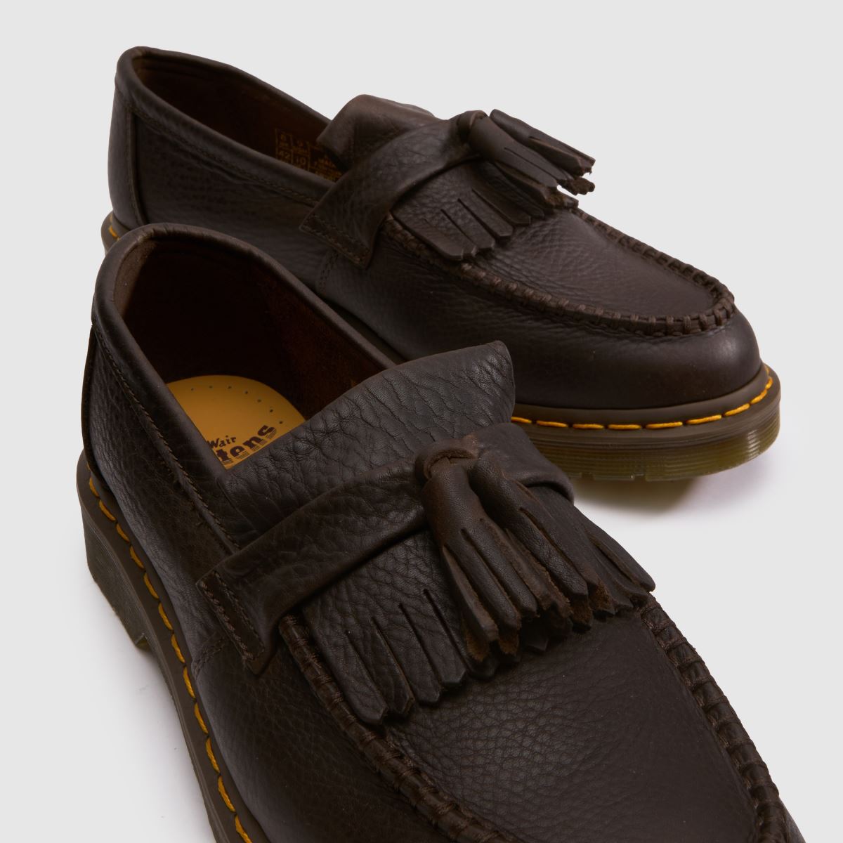 Dr Martens Adrian Tassel Loafer in Dark Brown Dr Martens Adrian Tassel Loafer 4