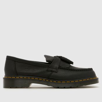 Dr Martens Black Adrian Tassel Loafer Mens Shoes