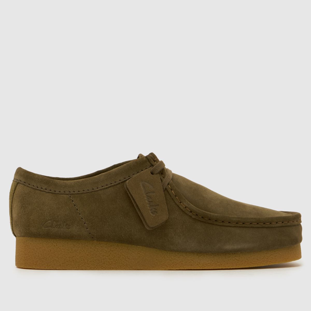 Clarks Originals Wallabee Evo Shoes in Khaki