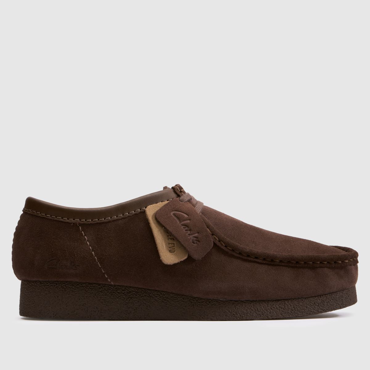 Clarks Originals Wallabee Evo in Dark Brown Clarks Originals Wallabee Evo