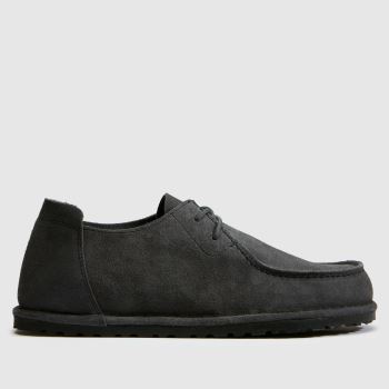 BIRKENSTOCK Dark Grey Utti Lace Mens Shoes
