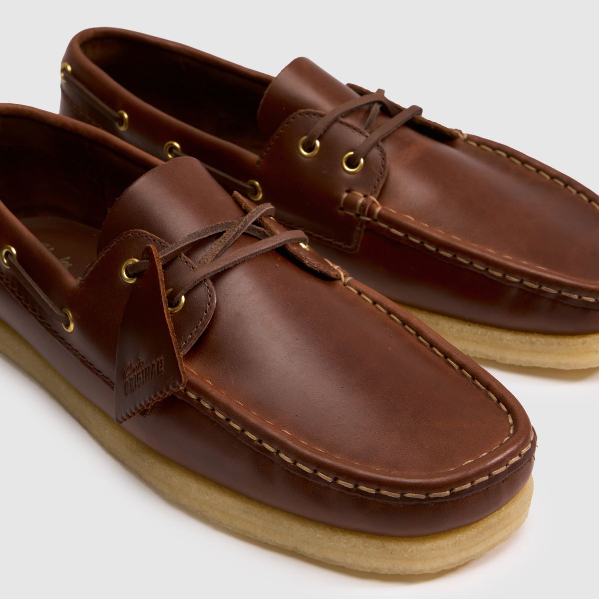 Clarks Originals Godney Boat in Brown Clarks Originals Godney Boat 4