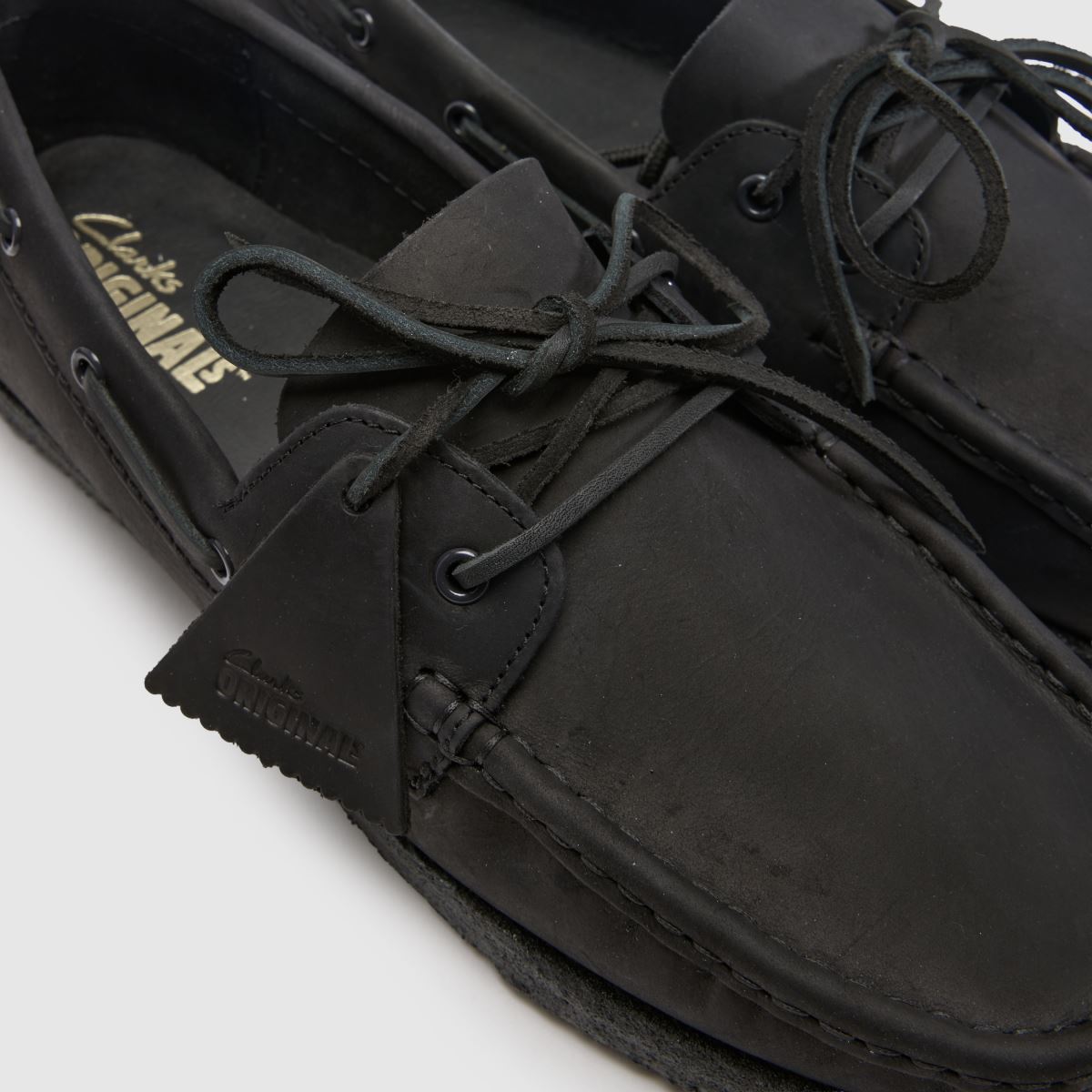 Clarks Originals Godney Boat in Black Clarks Originals Godney Boat 4