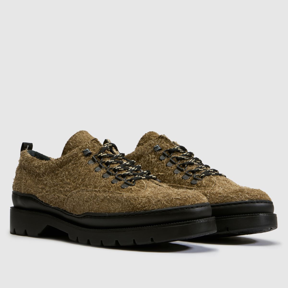 KLEMAN Courrier 2 Fur in Khaki KLEMAN Courrier 2 Fur 1