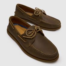 SPERRY 2 Eye Boat in Dark Brown SPERRY 2 Eye Boat,3 of 4