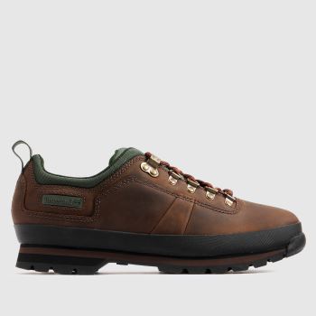Timberland Dark Brown Euro Hiker Low Mens Shoes