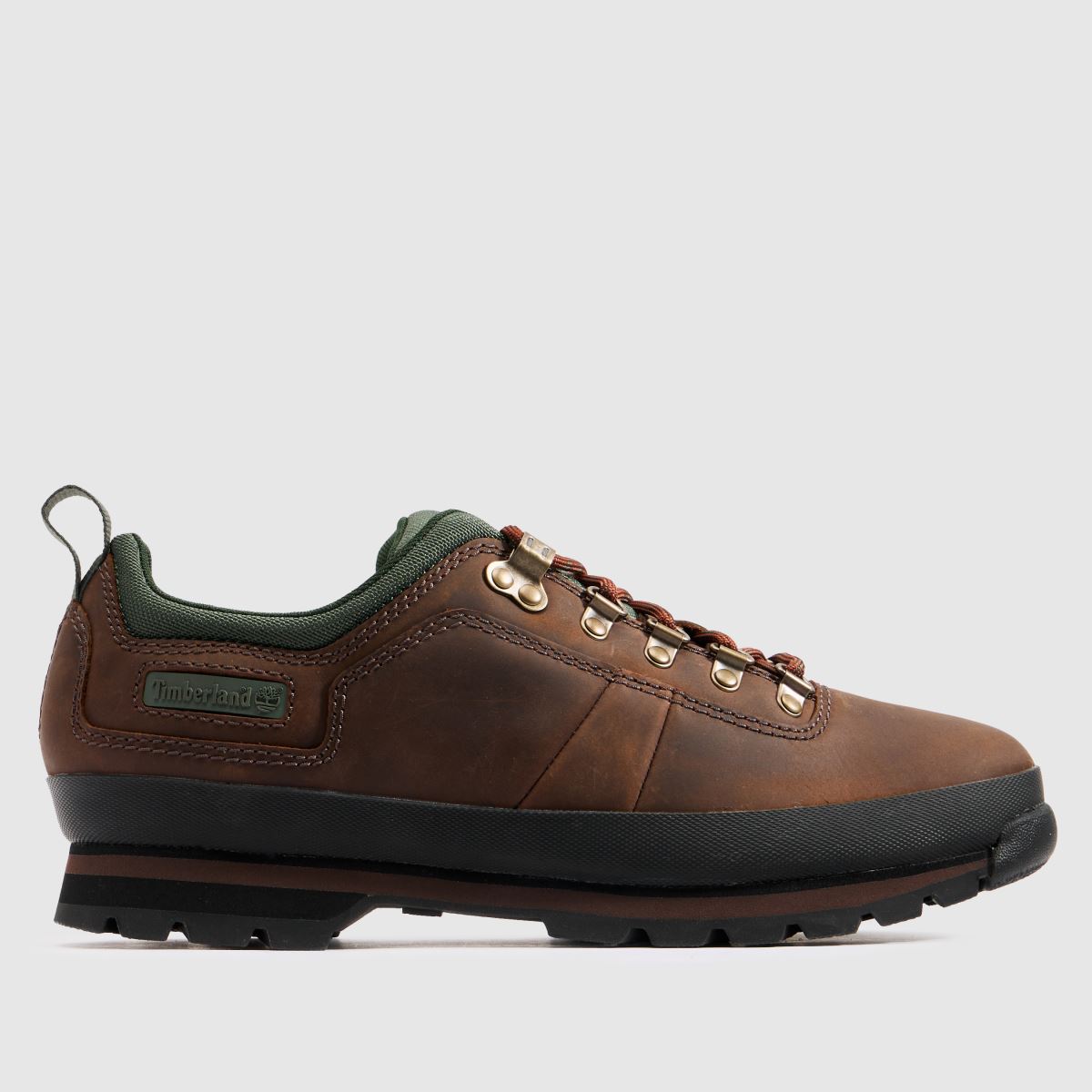 Timberland Euro Hiker Low in Dark Brown Timberland Euro Hiker Low