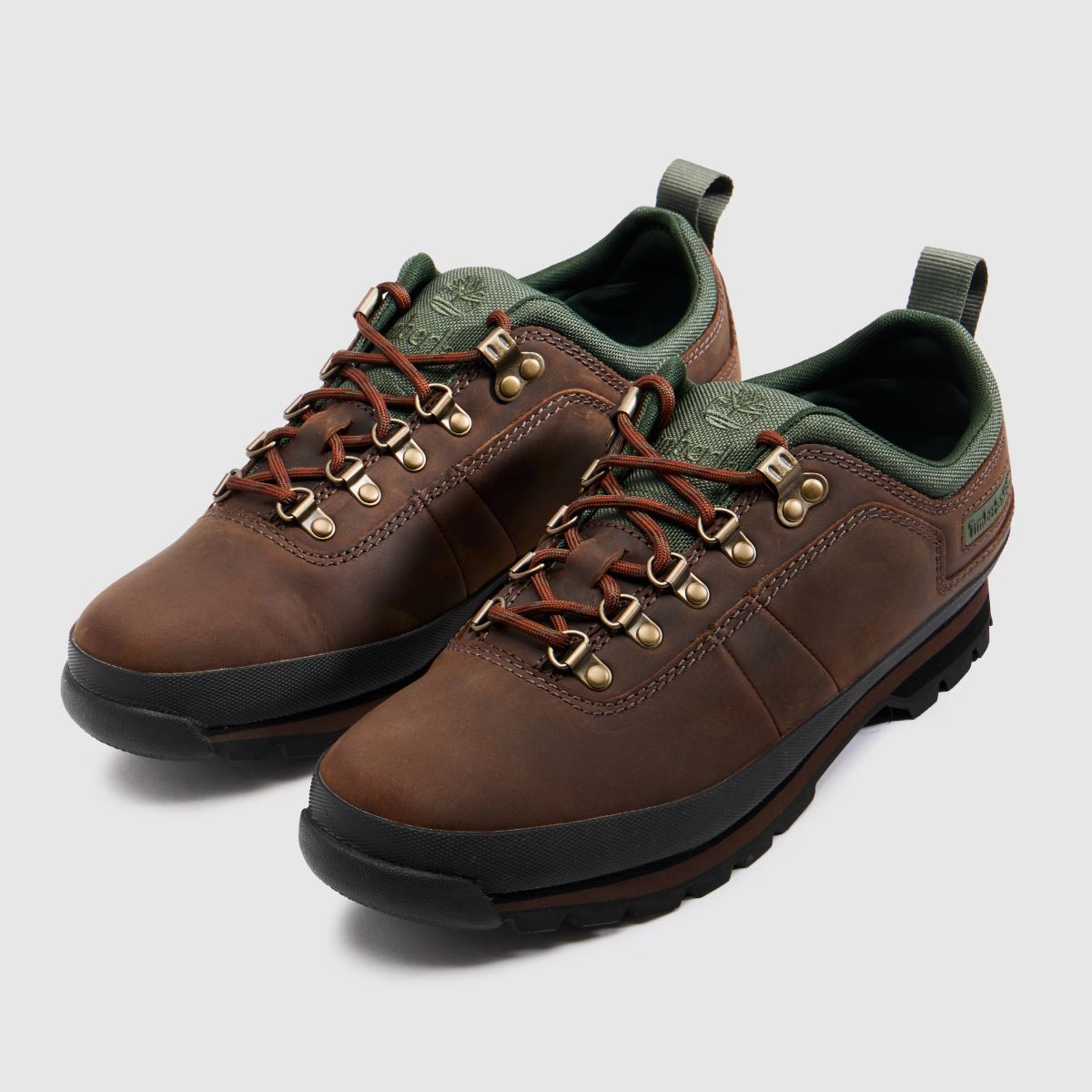 Timberland Euro Hiker Low in Dark Brown Timberland Euro Hiker Low 4