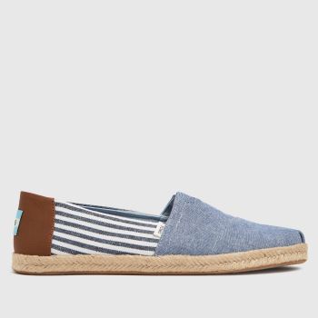TOMS pale blue alpargata rope vegan shoes TOMS pale blue alpargata rope vegan shoes