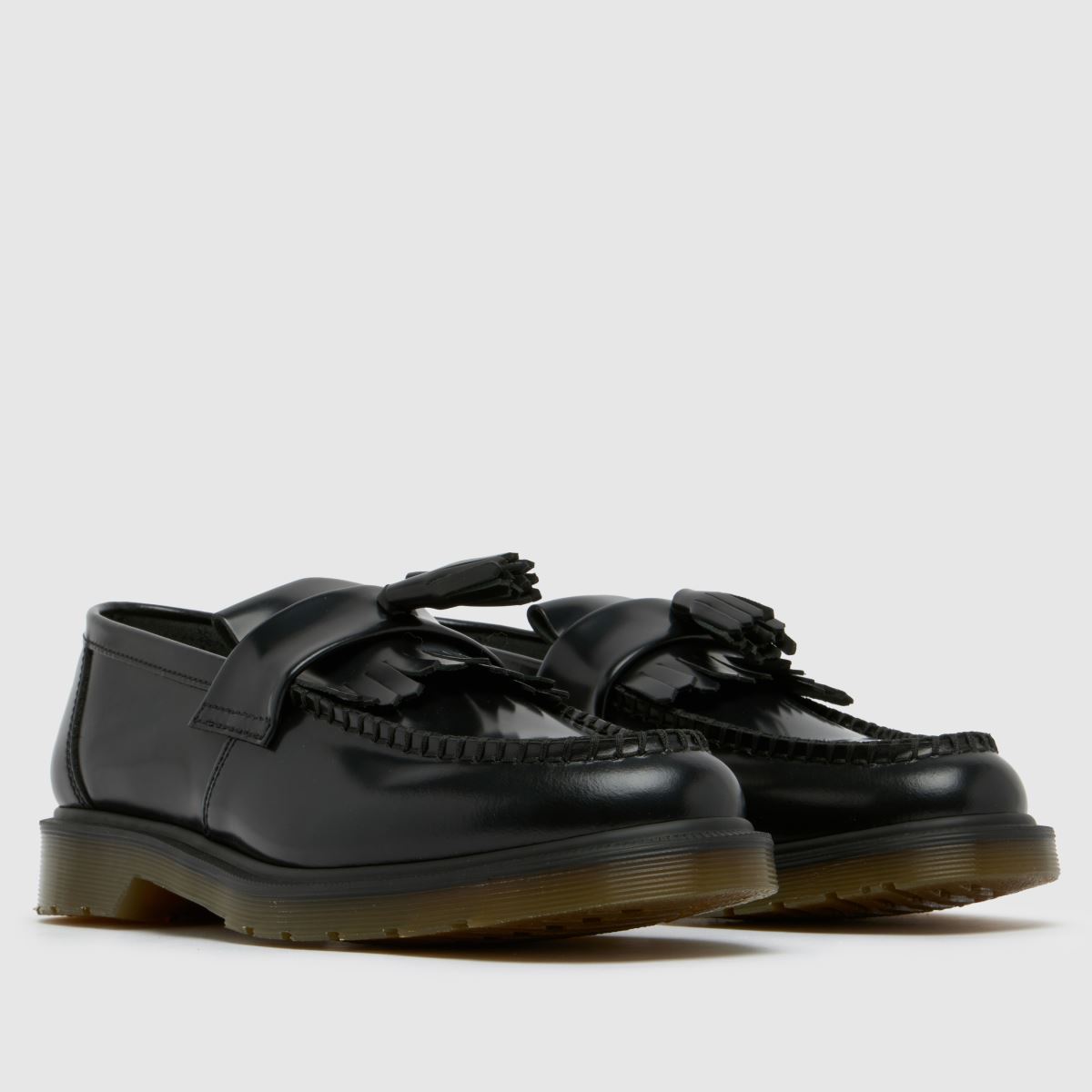 Mens Black Dr Martens Adrian Tassel Loafer Shoes | schuh
