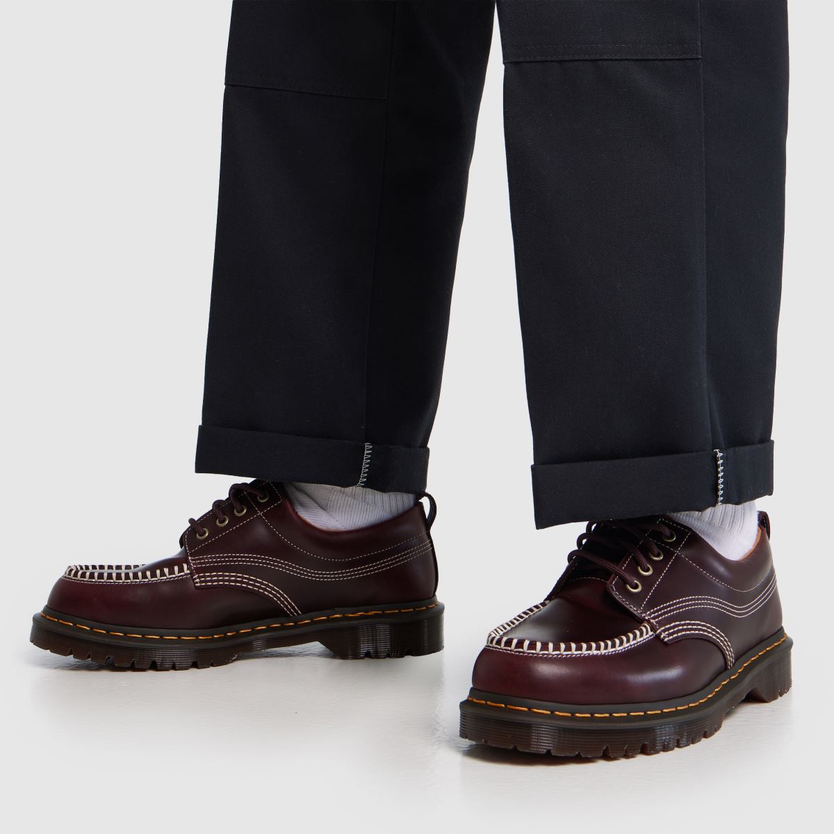 Dr Martens Lowell Moc Toe in Cherry Red Dr Martens Lowell Moc Toe 8