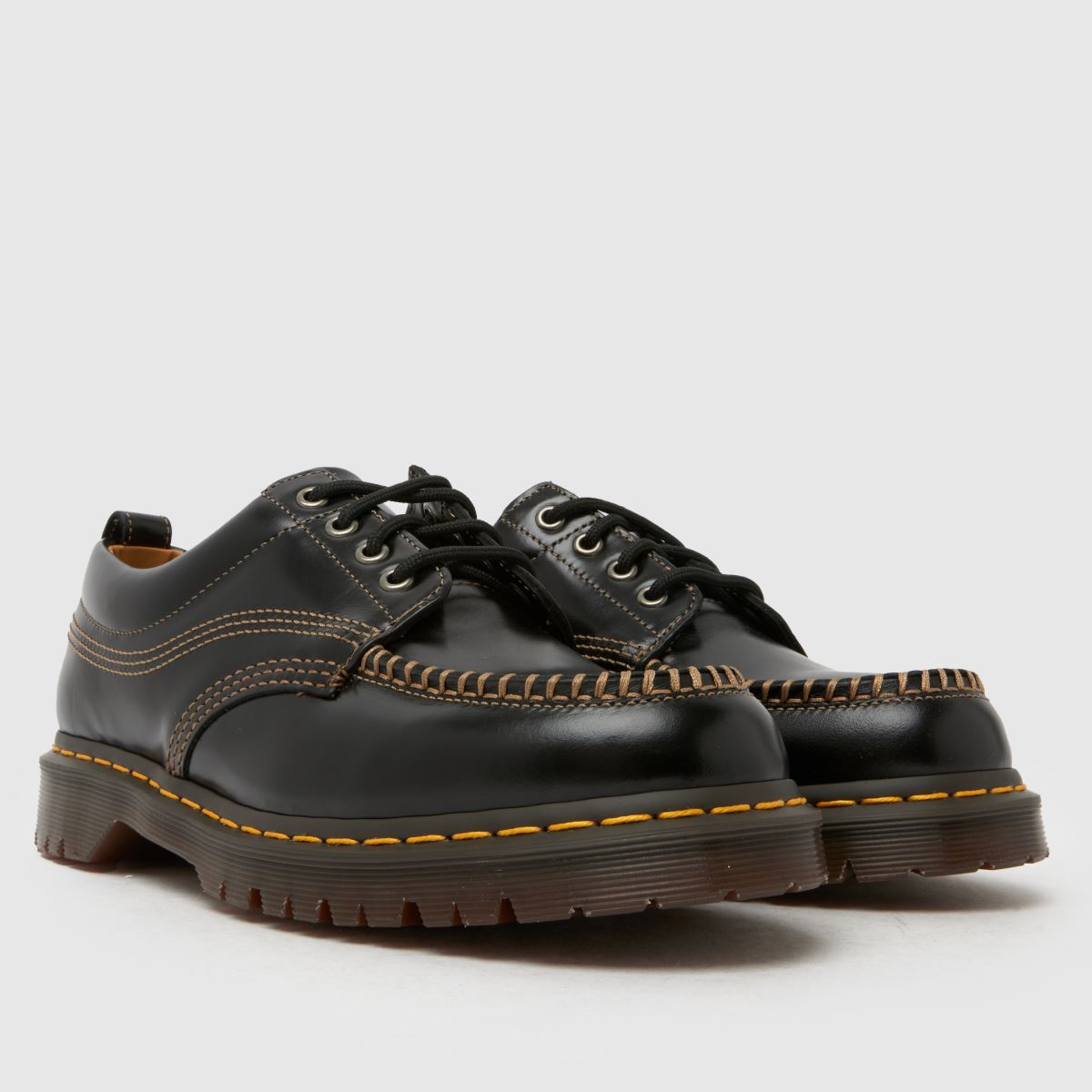 靴 Dr. 41613001 Multi' 'Black Toe Moc Up Lace Jacquard Lowell Martens Dr. SHOE LOWELL MARTENS 靴