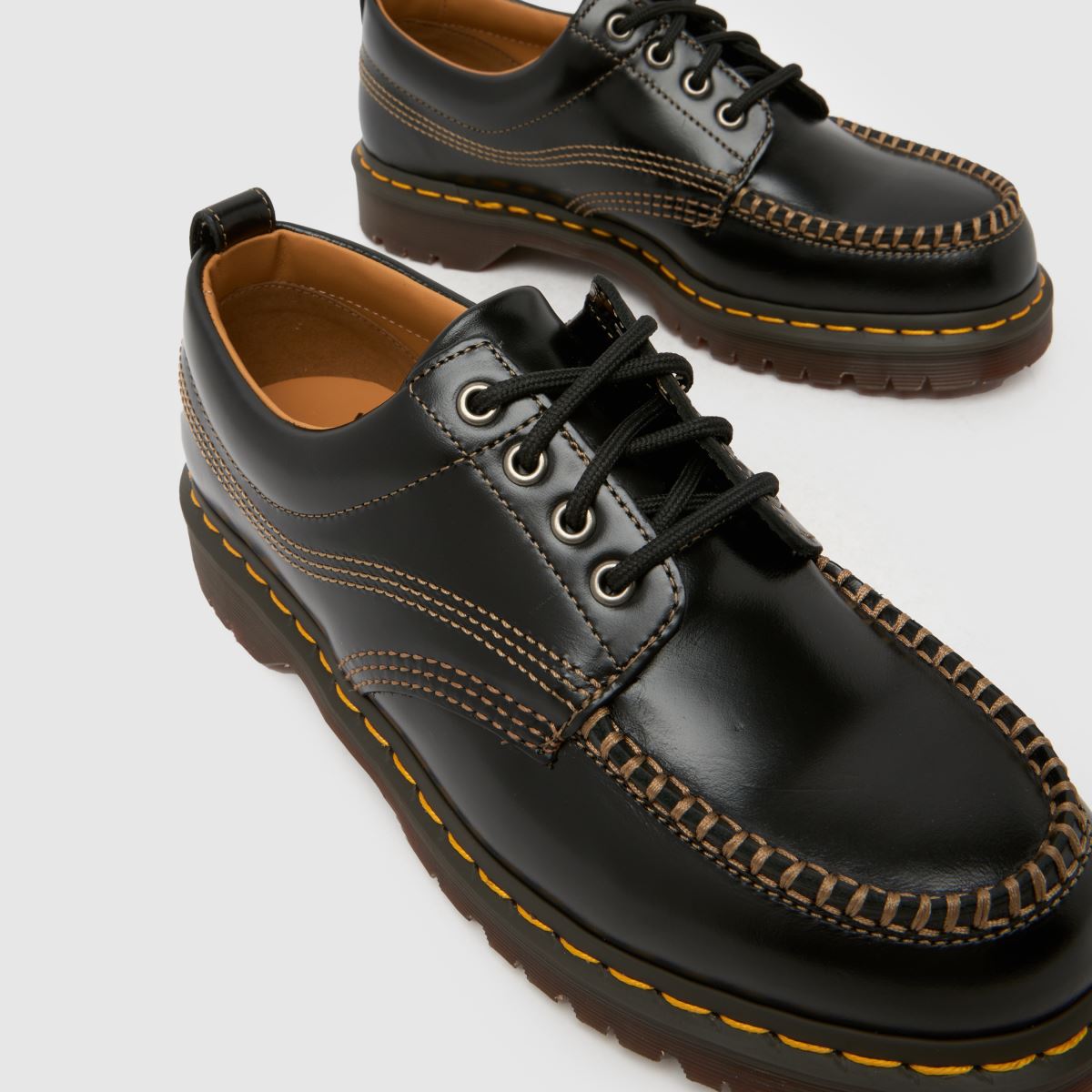 靴 Dr. Martens LOWELL 26cm Mens Black Dr Martens Lowell Moc Toe Shoes | schuh