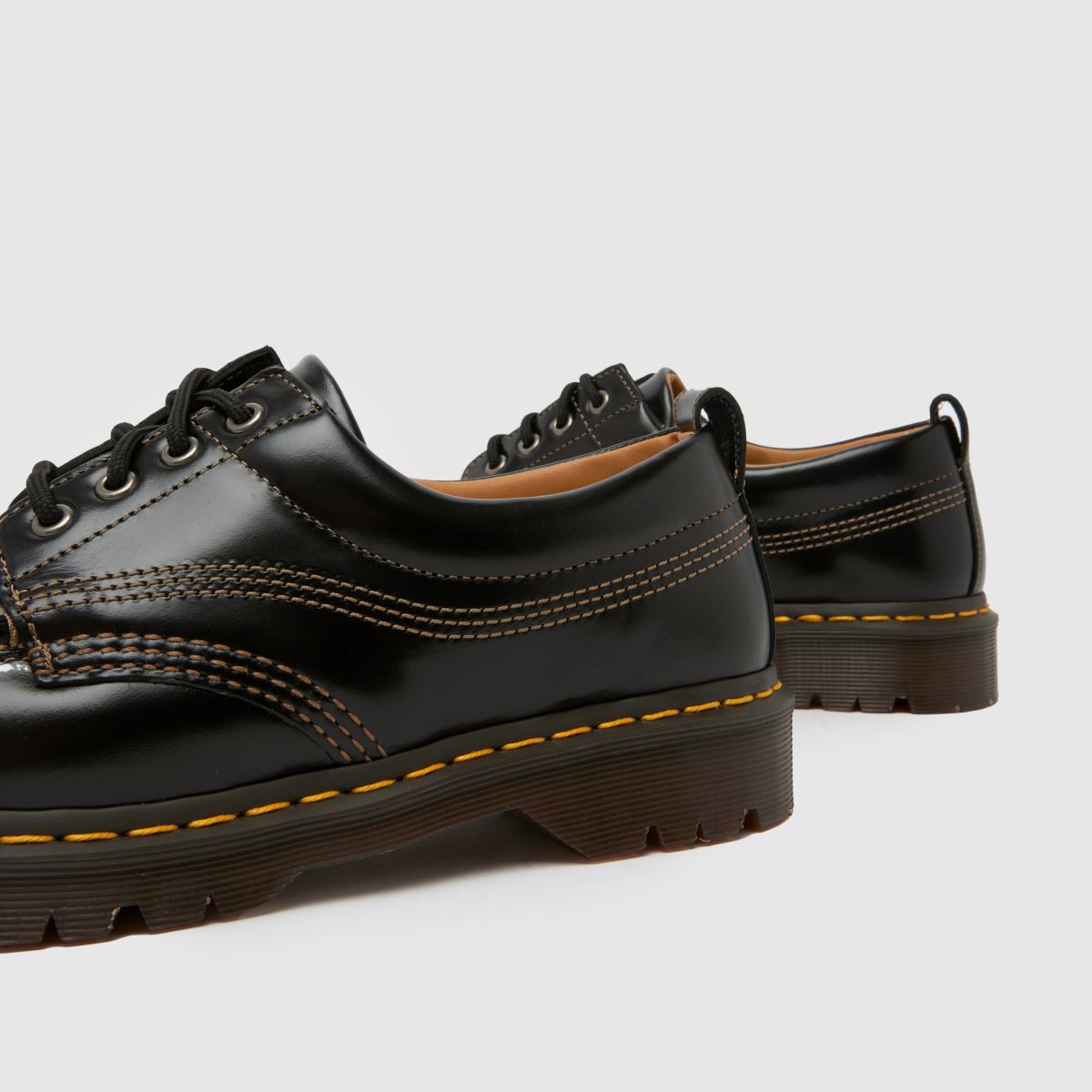 Mens Black Dr Martens Lowell Moc Toe Shoes | schuh
