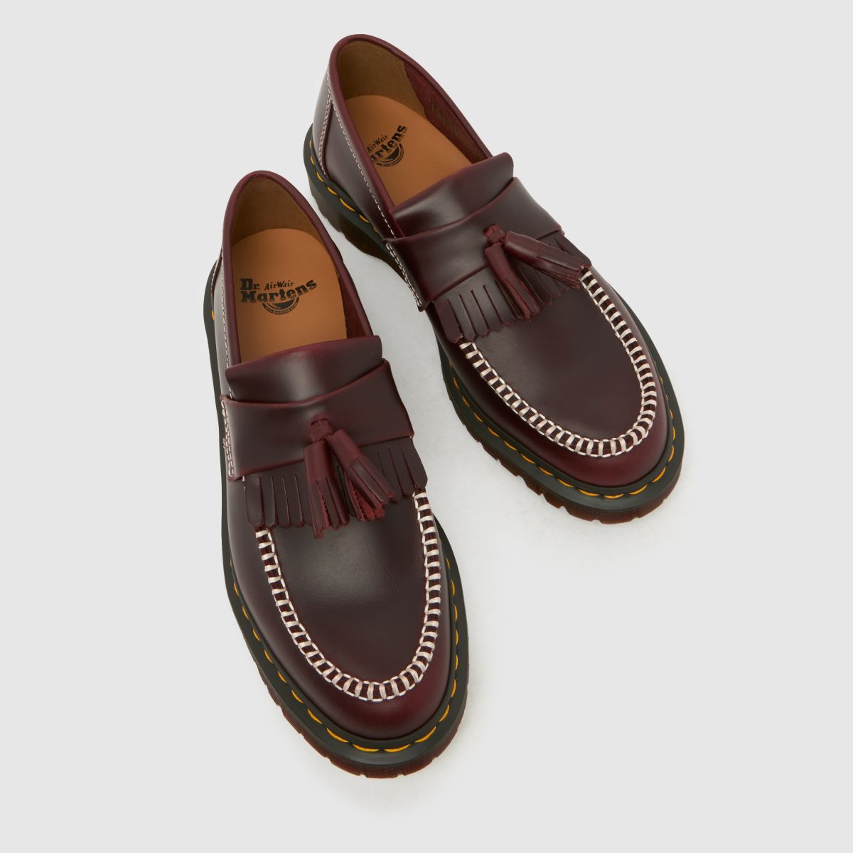 Dr Martens Adrian Ben Tassel Loafer in Burgundy Dr Martens Adrian Ben Tassel Loafer 4