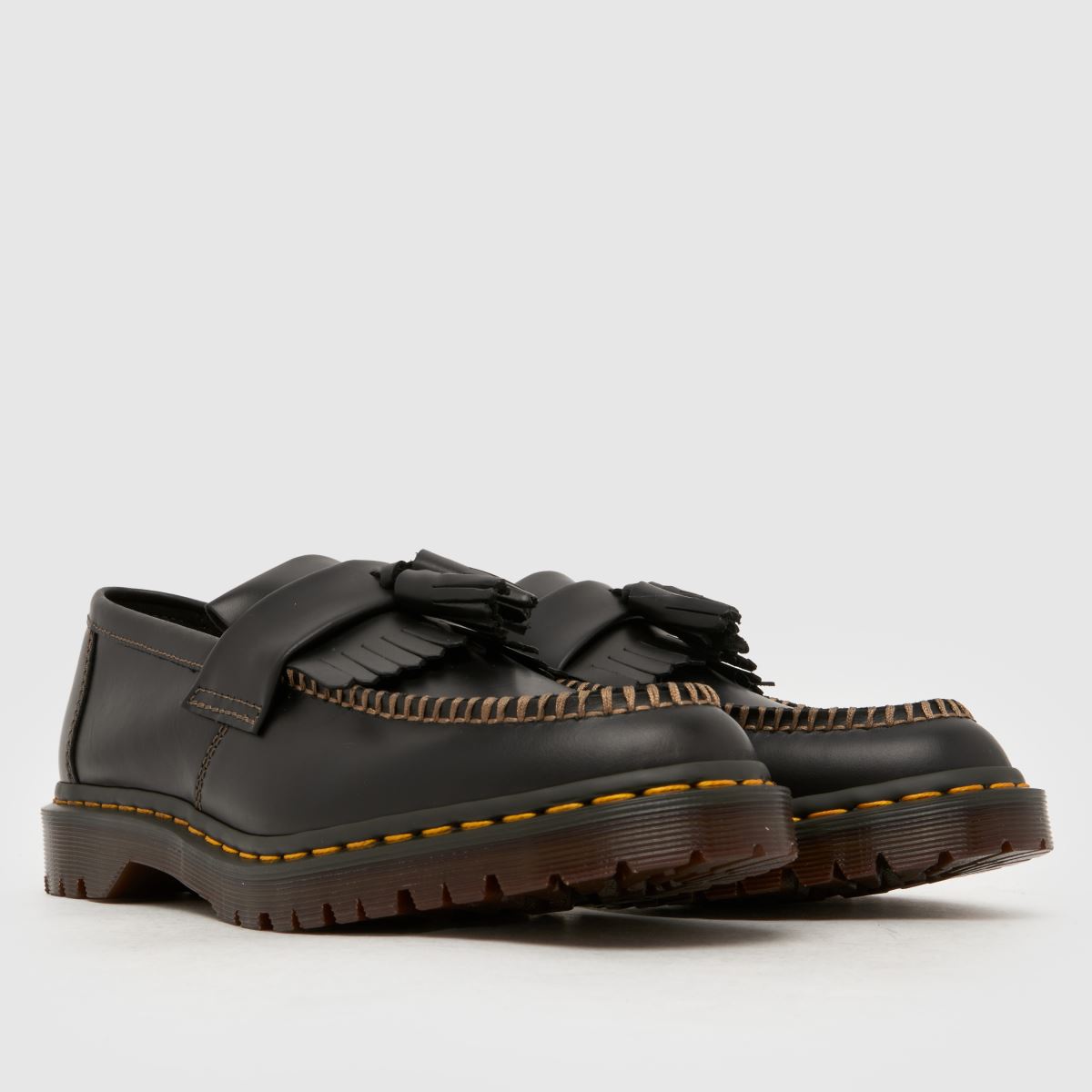 Mens Black Dr Martens Adrian Ben Tassel Loafer Shoes | schuh