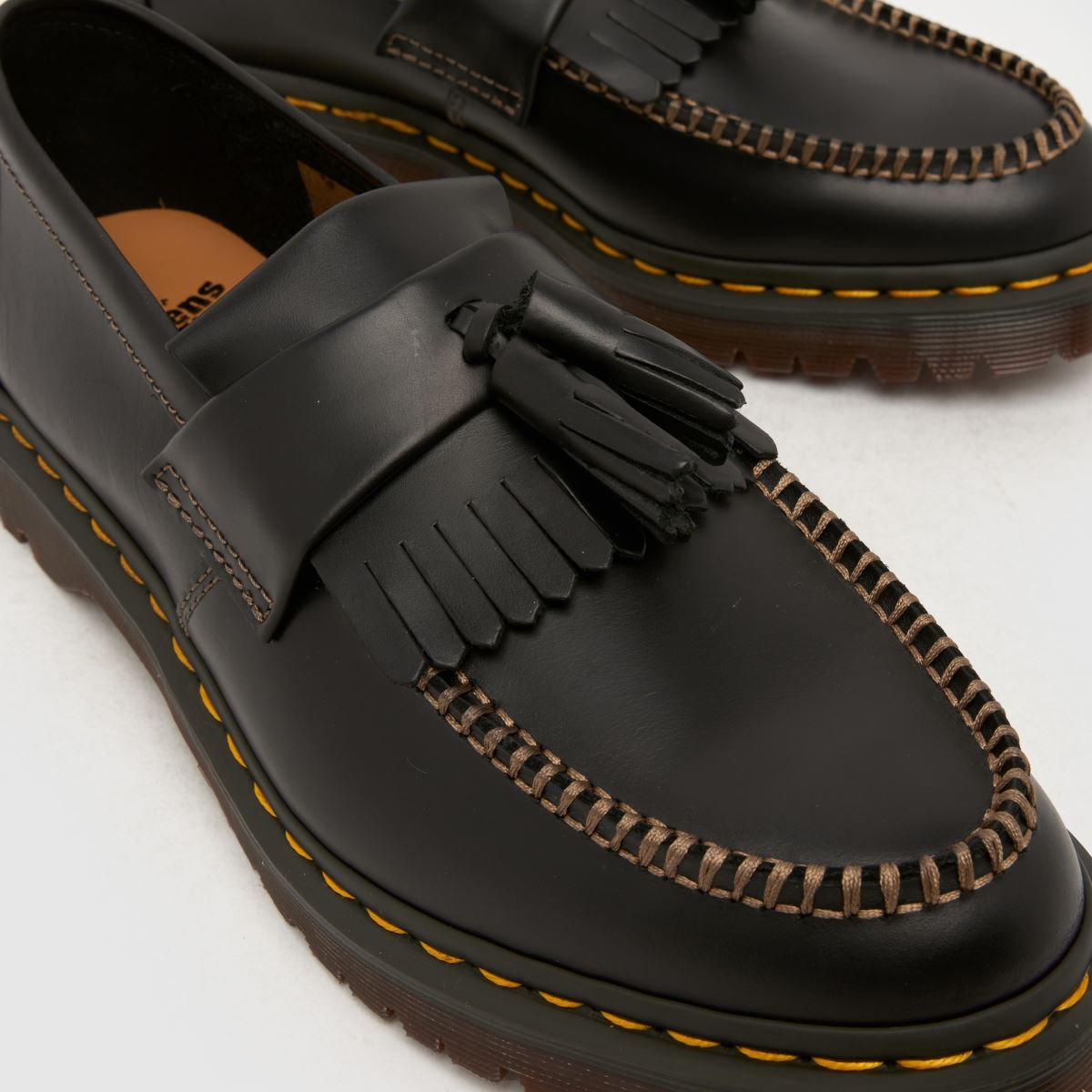 Mens Black Dr Martens Adrian Ben Tassel Loafer Shoes | schuh