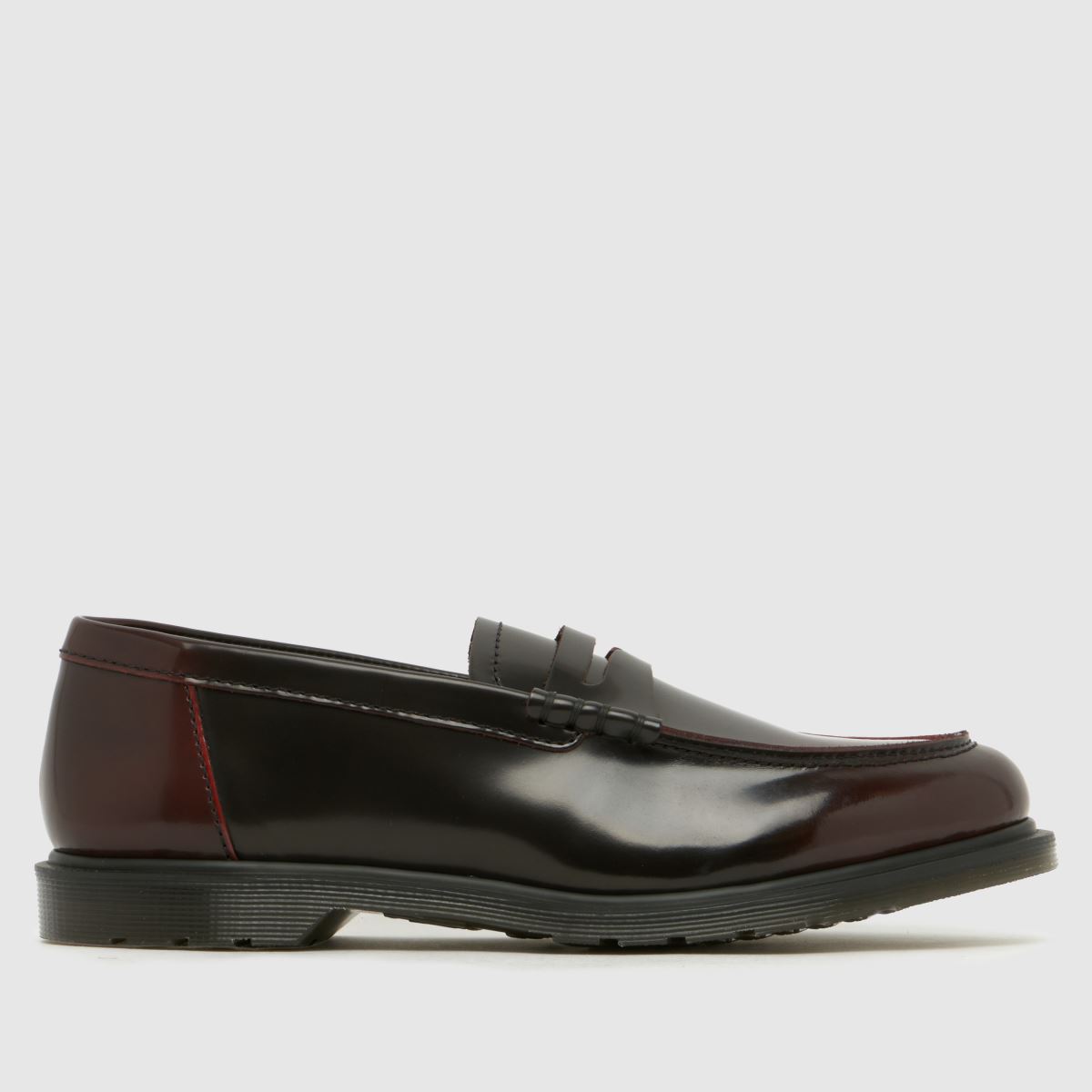 Dr. Martens Mayfare Loafer Shoes in Cherry Red