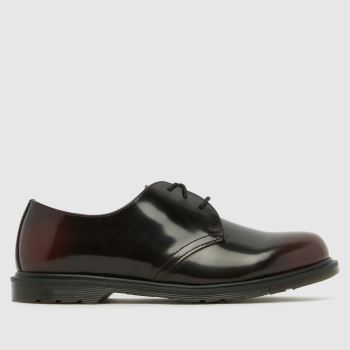 Dr Martens Burgundy Mayfare 3 Eye Mens Shoes