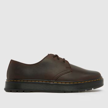 Dr Martens Dark Brown Brookline Lo Mens Shoes