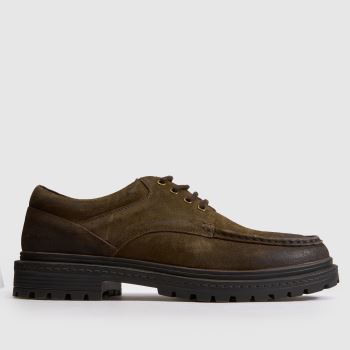 schuh Braun Parma Suede Apron Lace Up Herren Schuhe