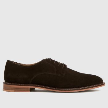 Mens Brown schuh Porter Suede Derby Shoes | schuh