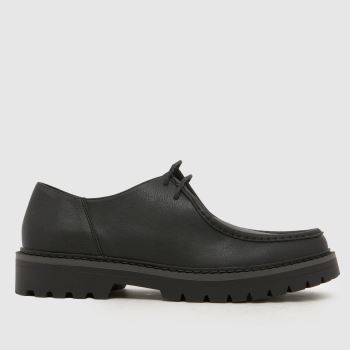 schuh Black Price Apron Lace Up Mens Shoes