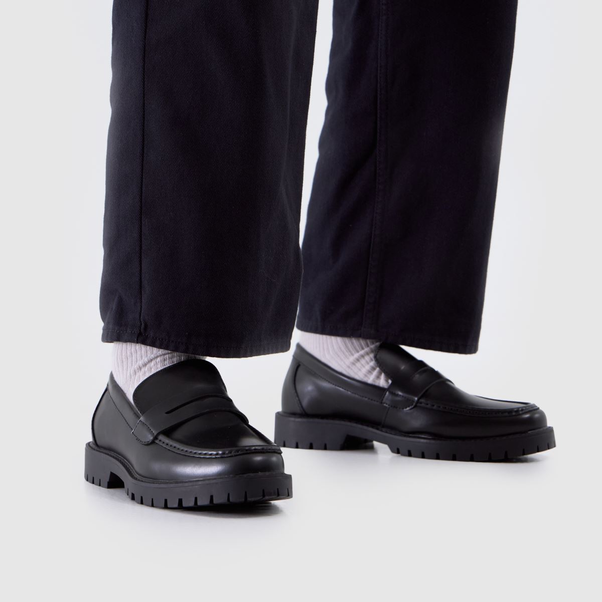 schuh Ravi Chunky Loafer in Black schuh Ravi Chunky Loafer 8