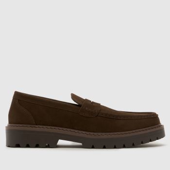 schuh Brown Rex Chunky Loafer Mens Shoes
